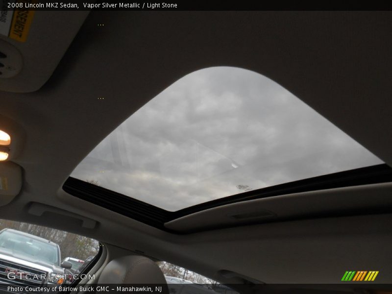 Vapor Silver Metallic / Light Stone 2008 Lincoln MKZ Sedan