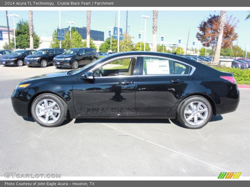 Crystal Black Pearl / Parchment 2014 Acura TL Technology