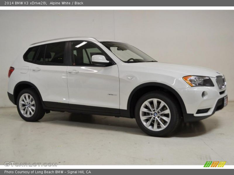 Alpine White / Black 2014 BMW X3 xDrive28i