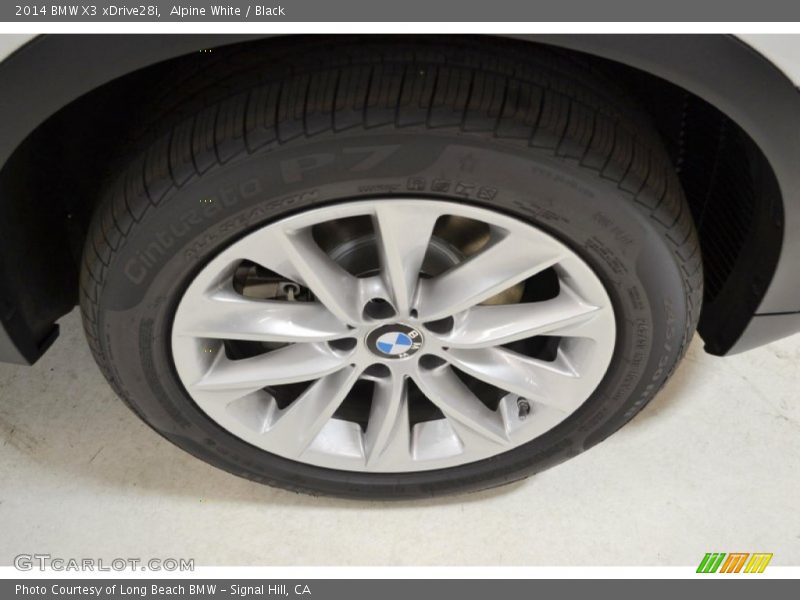 Alpine White / Black 2014 BMW X3 xDrive28i