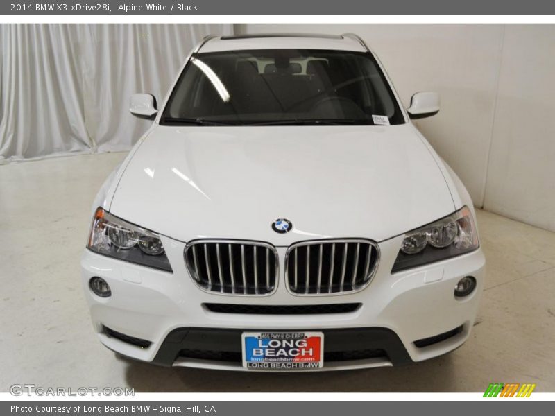 Alpine White / Black 2014 BMW X3 xDrive28i