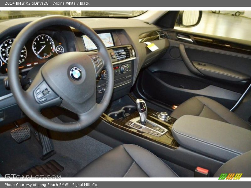 Alpine White / Black 2014 BMW X3 xDrive28i