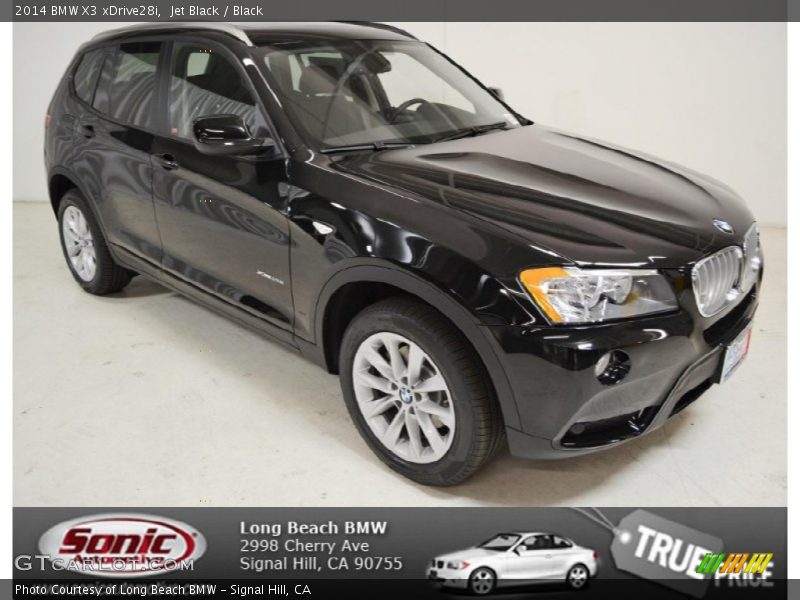 Jet Black / Black 2014 BMW X3 xDrive28i