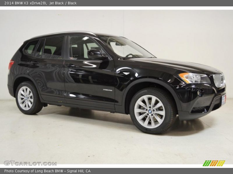 Jet Black / Black 2014 BMW X3 xDrive28i
