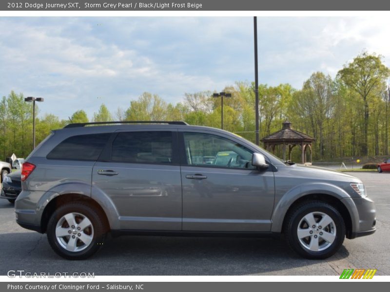 Storm Grey Pearl / Black/Light Frost Beige 2012 Dodge Journey SXT