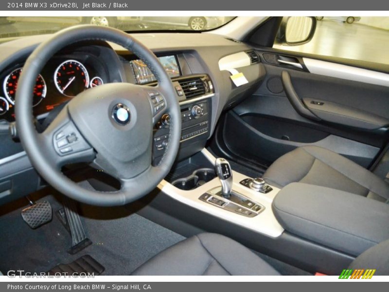 Jet Black / Black 2014 BMW X3 xDrive28i