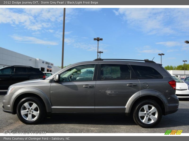 Storm Grey Pearl / Black/Light Frost Beige 2012 Dodge Journey SXT