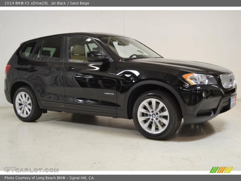 Jet Black / Sand Beige 2014 BMW X3 xDrive28i