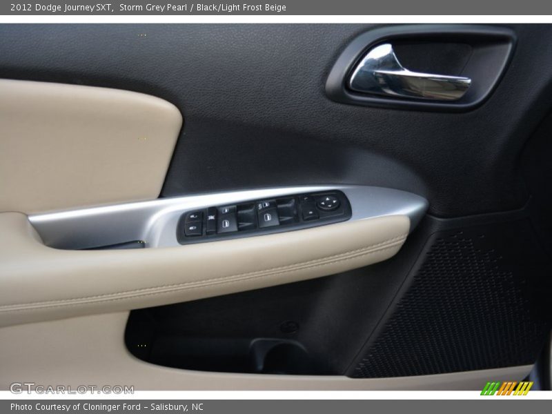 Storm Grey Pearl / Black/Light Frost Beige 2012 Dodge Journey SXT