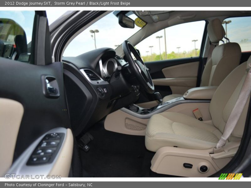 Storm Grey Pearl / Black/Light Frost Beige 2012 Dodge Journey SXT