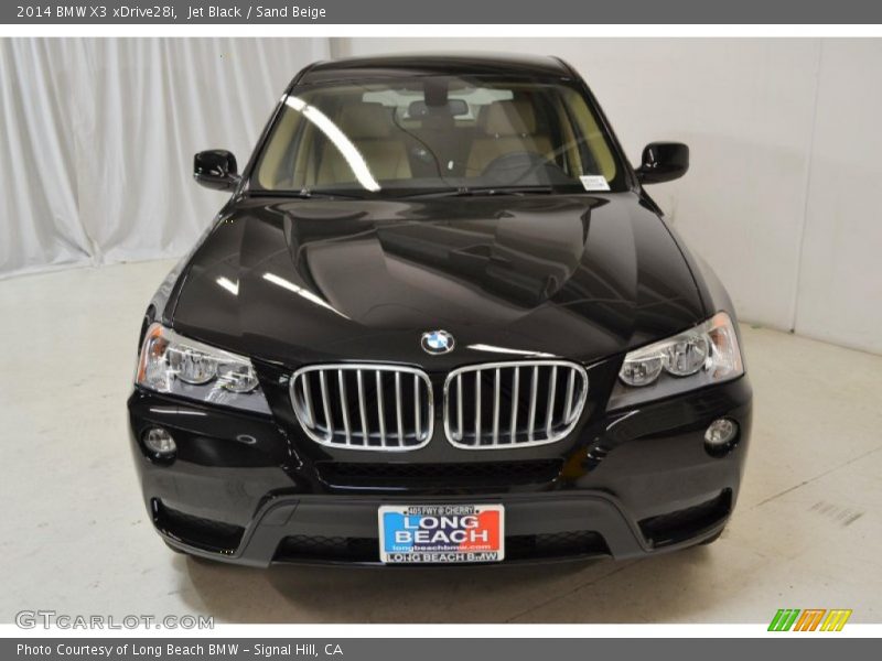 Jet Black / Sand Beige 2014 BMW X3 xDrive28i