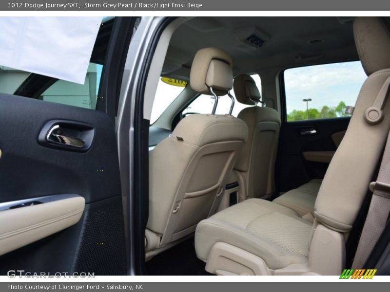 Storm Grey Pearl / Black/Light Frost Beige 2012 Dodge Journey SXT