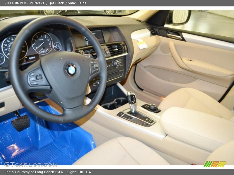Jet Black / Sand Beige 2014 BMW X3 xDrive28i