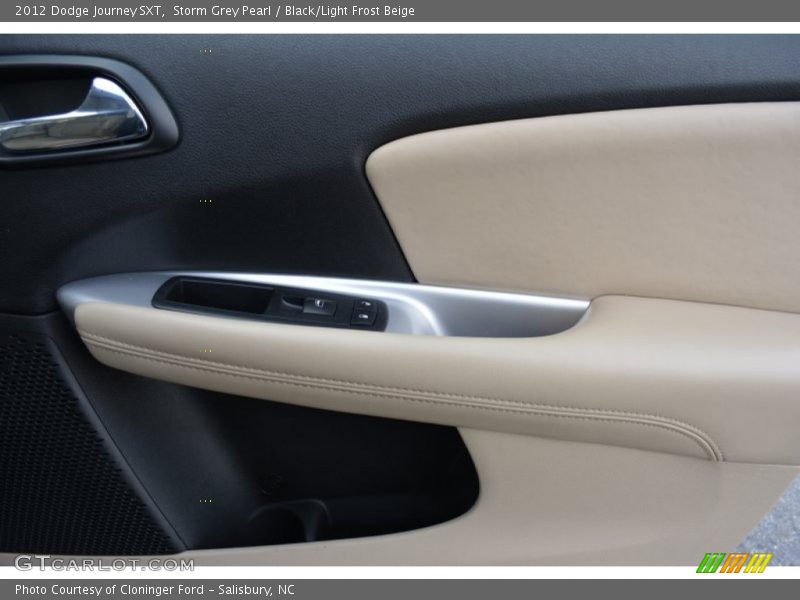 Storm Grey Pearl / Black/Light Frost Beige 2012 Dodge Journey SXT