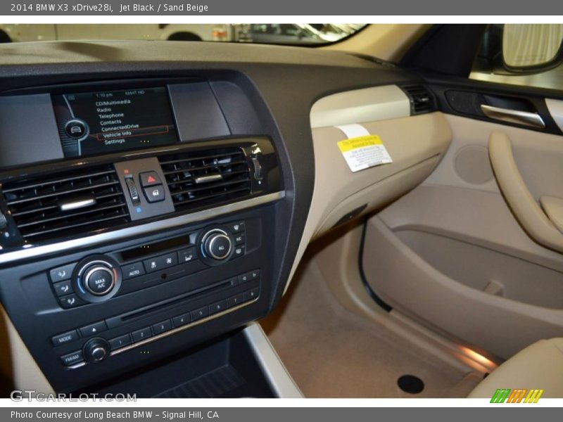 Jet Black / Sand Beige 2014 BMW X3 xDrive28i
