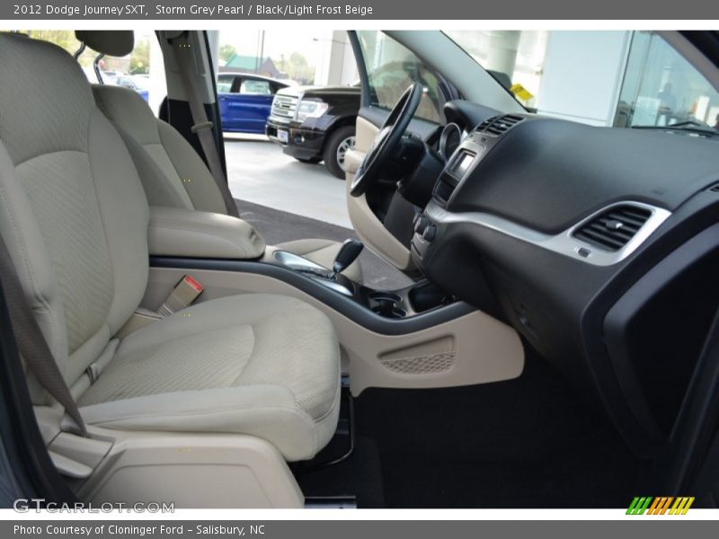 Storm Grey Pearl / Black/Light Frost Beige 2012 Dodge Journey SXT