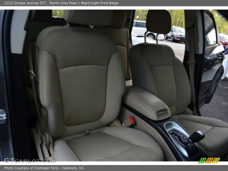 Storm Grey Pearl / Black/Light Frost Beige 2012 Dodge Journey SXT