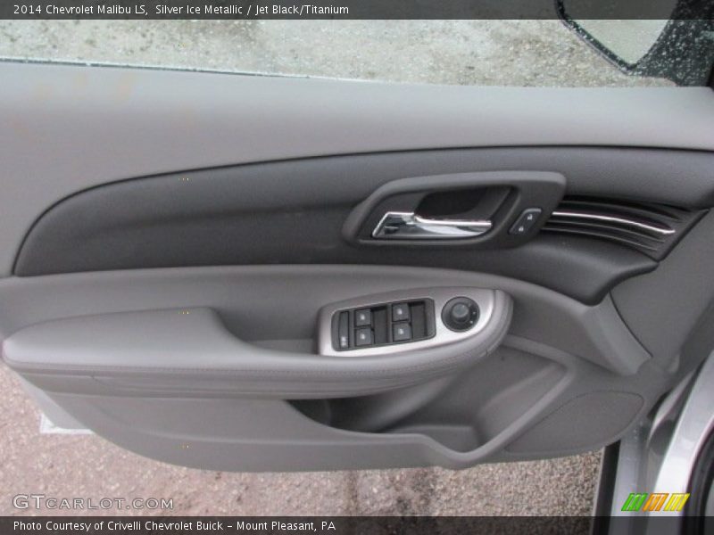 Silver Ice Metallic / Jet Black/Titanium 2014 Chevrolet Malibu LS