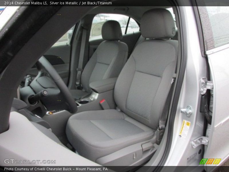 Silver Ice Metallic / Jet Black/Titanium 2014 Chevrolet Malibu LS