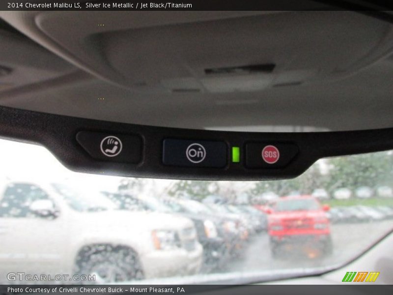 Silver Ice Metallic / Jet Black/Titanium 2014 Chevrolet Malibu LS