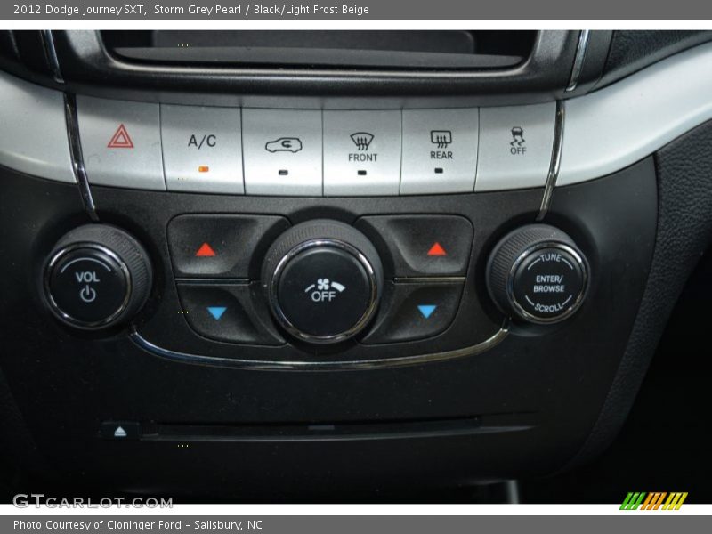 Storm Grey Pearl / Black/Light Frost Beige 2012 Dodge Journey SXT