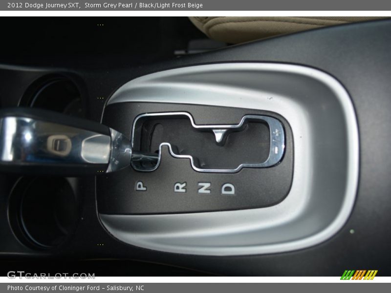 Storm Grey Pearl / Black/Light Frost Beige 2012 Dodge Journey SXT