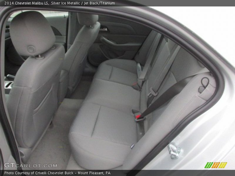 Silver Ice Metallic / Jet Black/Titanium 2014 Chevrolet Malibu LS