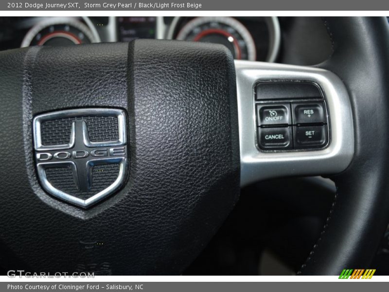 Storm Grey Pearl / Black/Light Frost Beige 2012 Dodge Journey SXT
