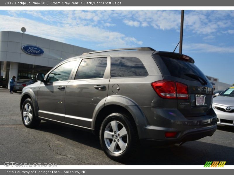 Storm Grey Pearl / Black/Light Frost Beige 2012 Dodge Journey SXT