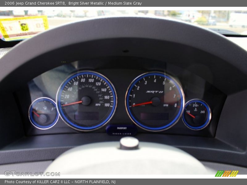 Bright Silver Metallic / Medium Slate Gray 2006 Jeep Grand Cherokee SRT8