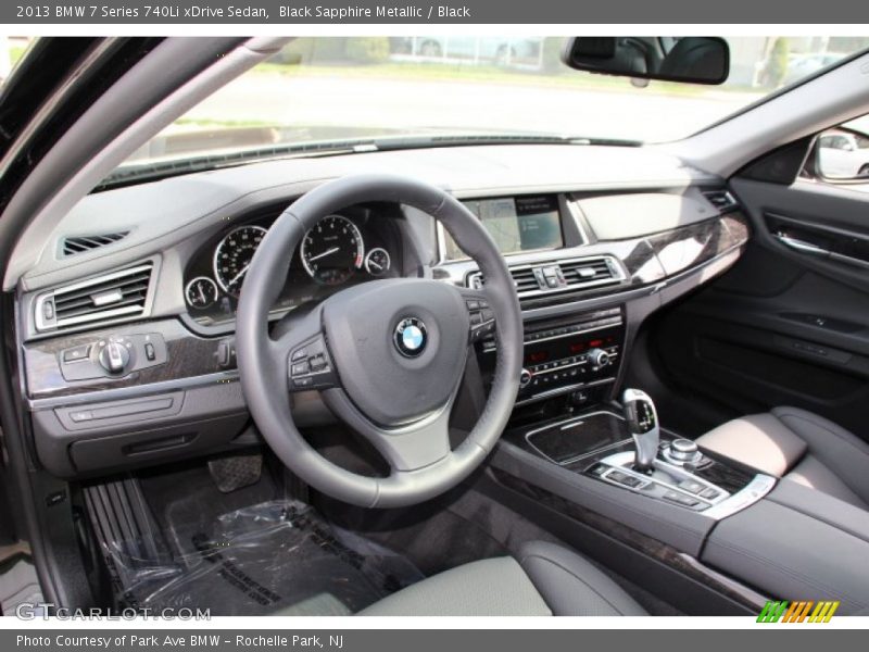  2013 7 Series 740Li xDrive Sedan Black Interior