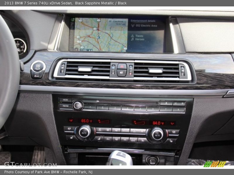 Black Sapphire Metallic / Black 2013 BMW 7 Series 740Li xDrive Sedan
