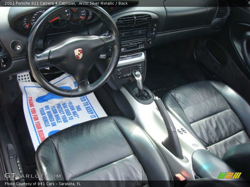  2001 911 Carrera 4 Cabriolet Black Interior