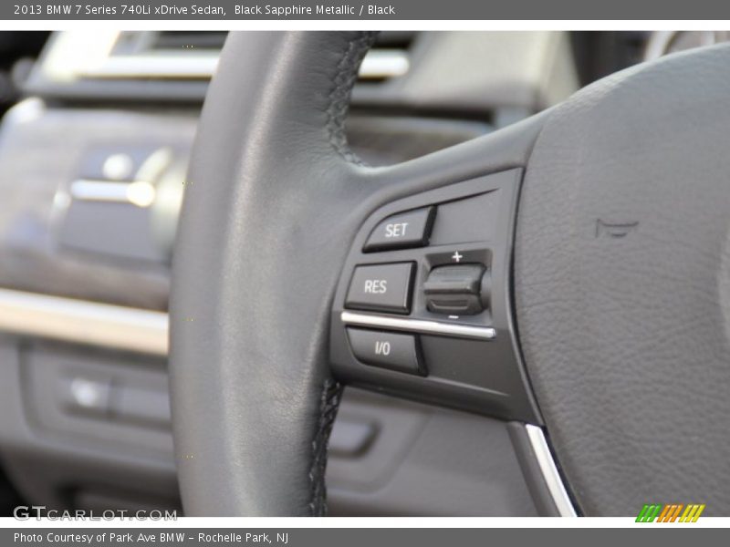 Controls of 2013 7 Series 740Li xDrive Sedan