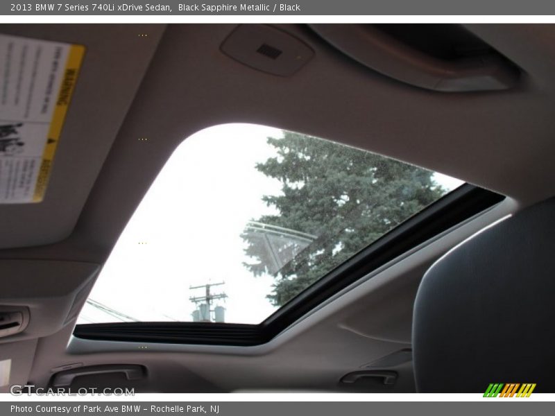 Black Sapphire Metallic / Black 2013 BMW 7 Series 740Li xDrive Sedan
