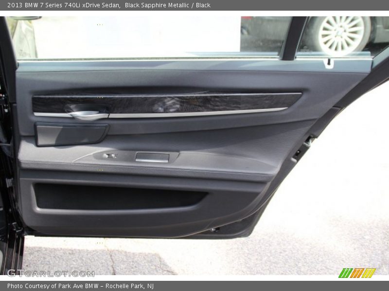 Black Sapphire Metallic / Black 2013 BMW 7 Series 740Li xDrive Sedan