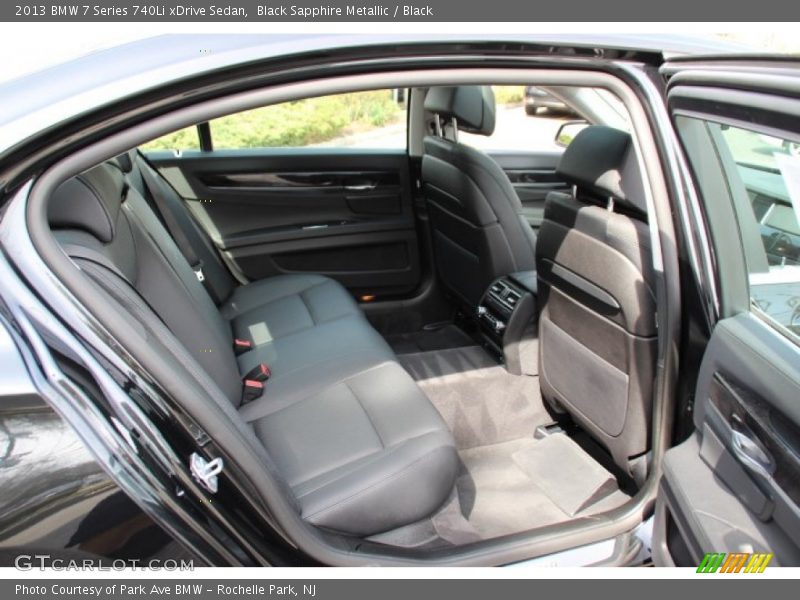 Black Sapphire Metallic / Black 2013 BMW 7 Series 740Li xDrive Sedan