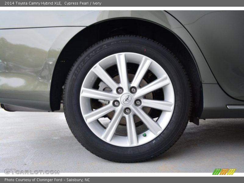 Cypress Pearl / Ivory 2014 Toyota Camry Hybrid XLE
