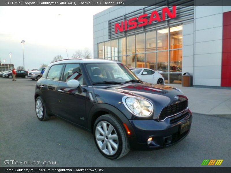 Cosmic Blue / Carbon Black 2011 Mini Cooper S Countryman All4 AWD