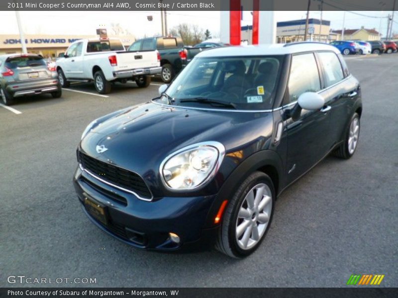Cosmic Blue / Carbon Black 2011 Mini Cooper S Countryman All4 AWD