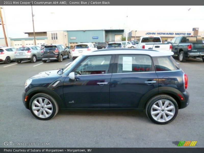 Cosmic Blue / Carbon Black 2011 Mini Cooper S Countryman All4 AWD