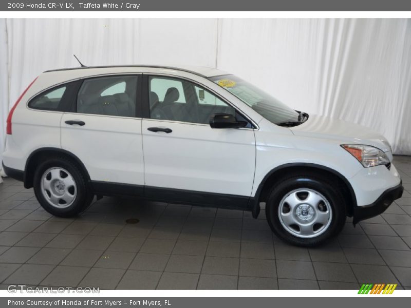 Taffeta White / Gray 2009 Honda CR-V LX