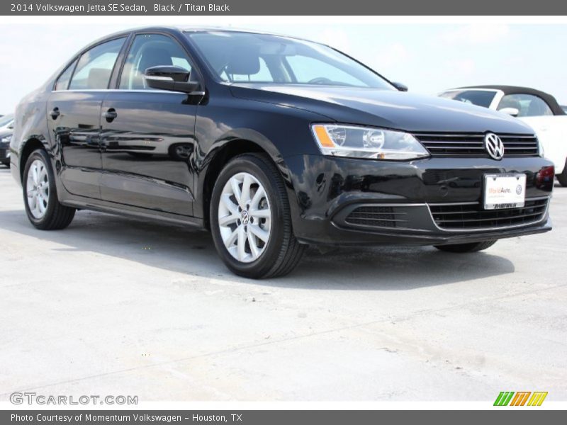 Black / Titan Black 2014 Volkswagen Jetta SE Sedan
