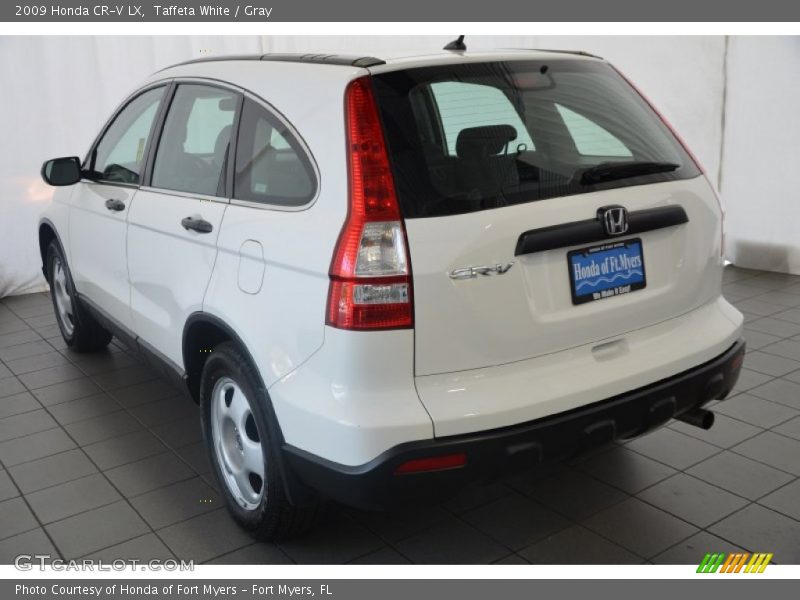 Taffeta White / Gray 2009 Honda CR-V LX