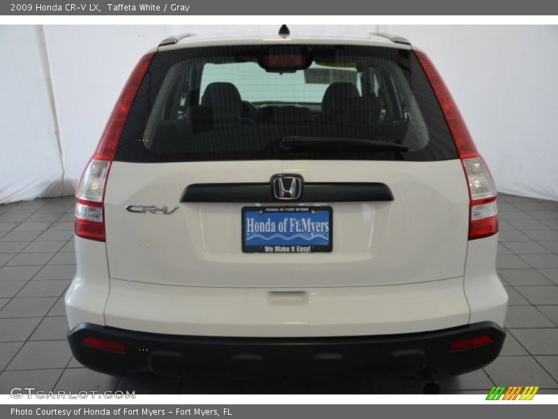 Taffeta White / Gray 2009 Honda CR-V LX