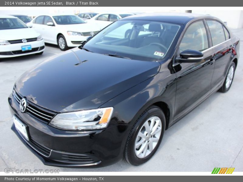 Black / Titan Black 2014 Volkswagen Jetta SE Sedan