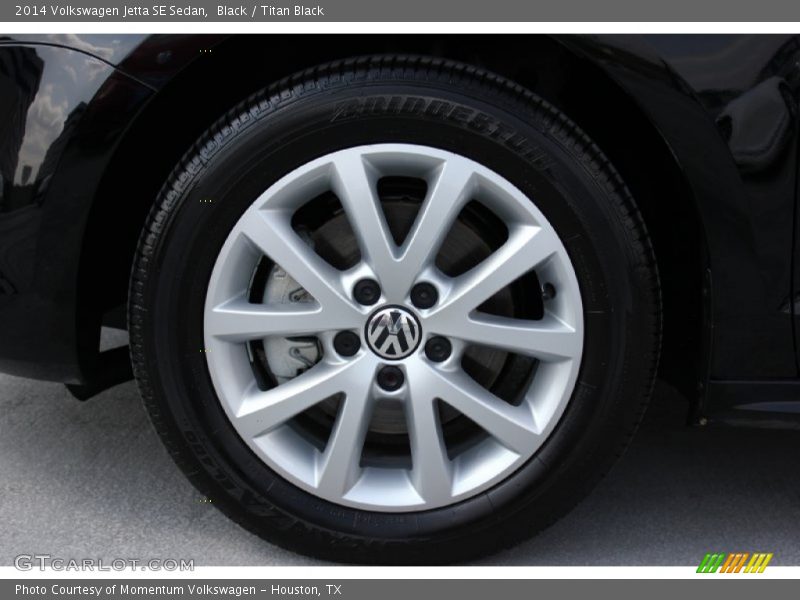 Black / Titan Black 2014 Volkswagen Jetta SE Sedan