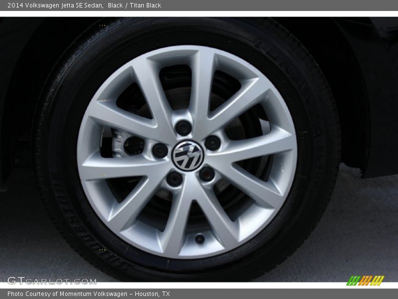 Black / Titan Black 2014 Volkswagen Jetta SE Sedan