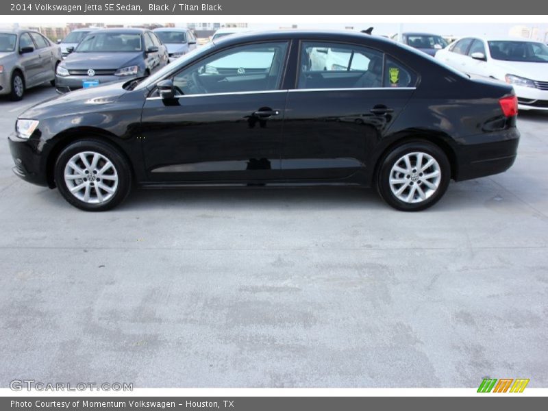 Black / Titan Black 2014 Volkswagen Jetta SE Sedan