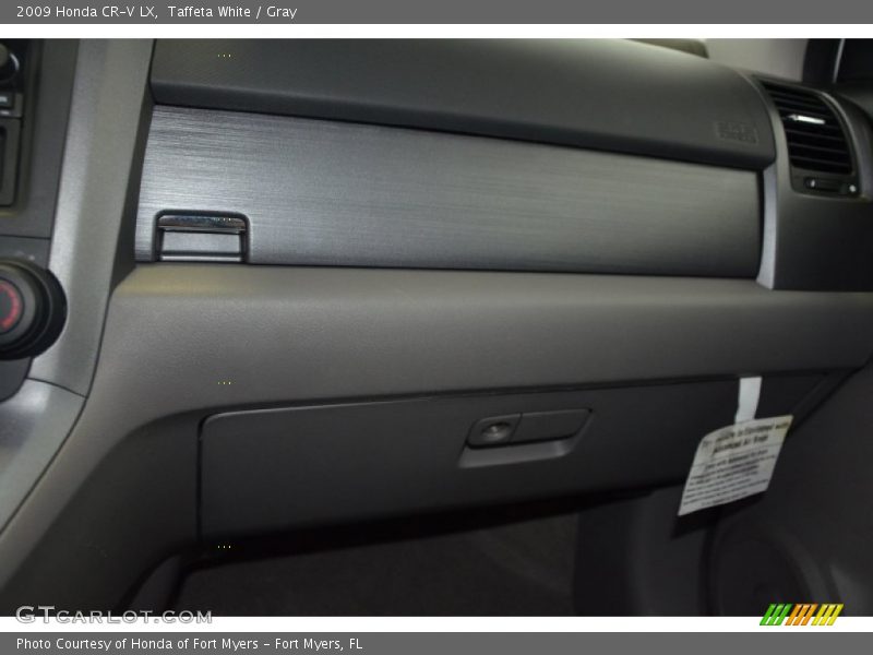 Taffeta White / Gray 2009 Honda CR-V LX